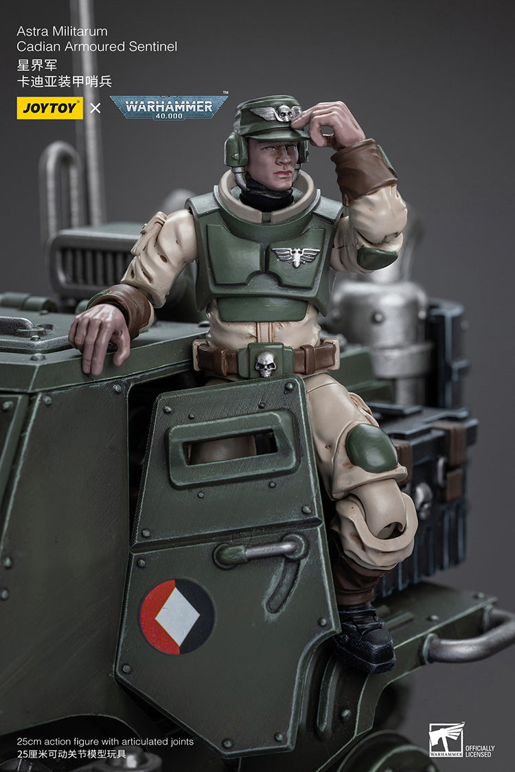 Joytoy Warhammer 40k Astra Militarum Cadian Armoured Sentinel