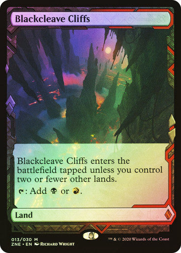 MTG - Blackcleave Cliffs (Zendikar Rising Expeditions) Foil
