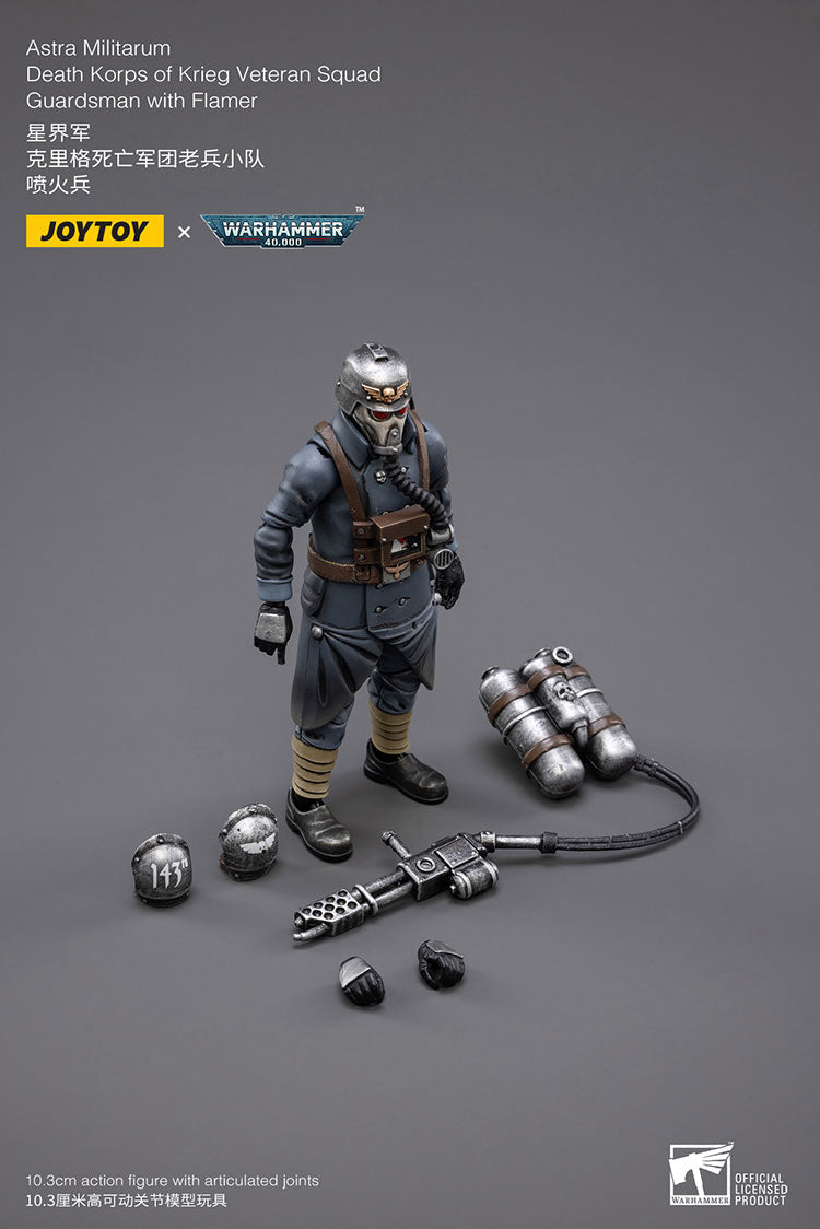 Warhammer Joytoy  Death Korps of Kreig Guardsman with Flamer