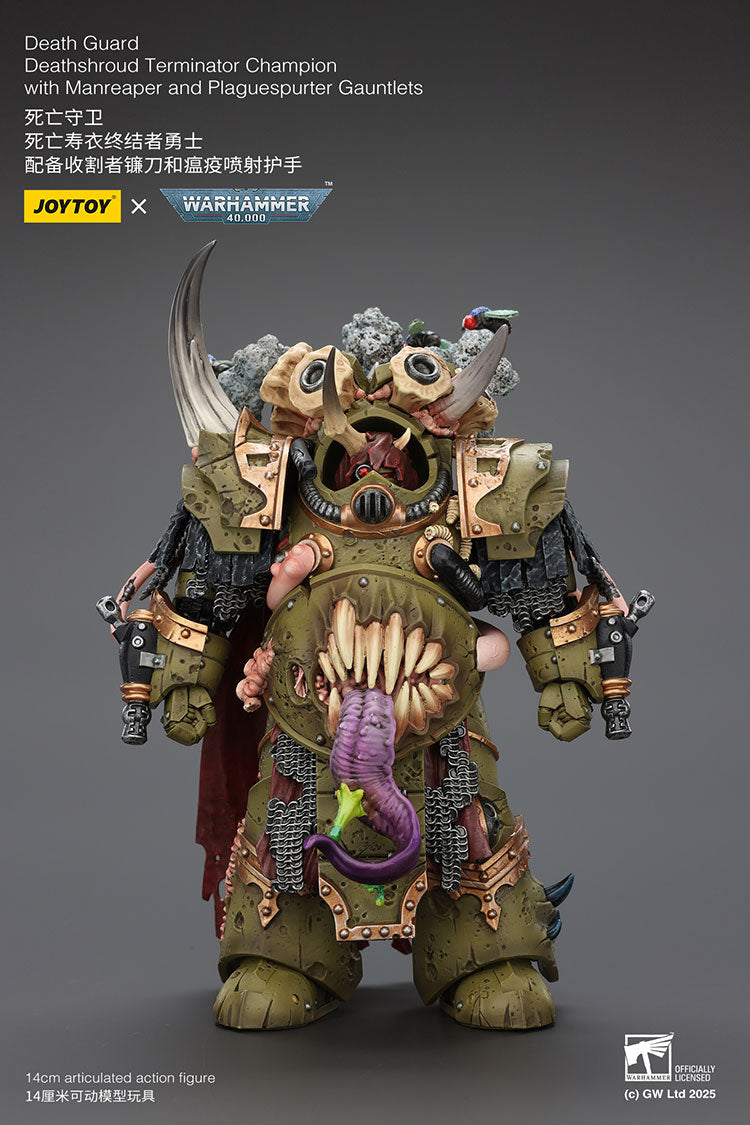 Joytoy Warhammer 40k Death Guard Deathshroud Terminator Champion