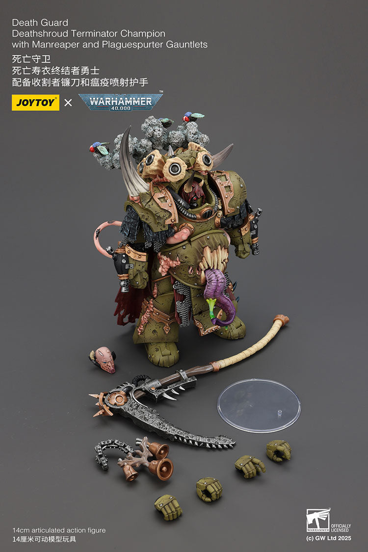 Joytoy Warhammer 40k Death Guard Deathshroud Terminator Champion
