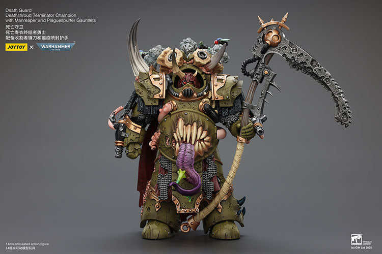 Joytoy Warhammer 40k Death Guard Deathshroud Terminator Champion