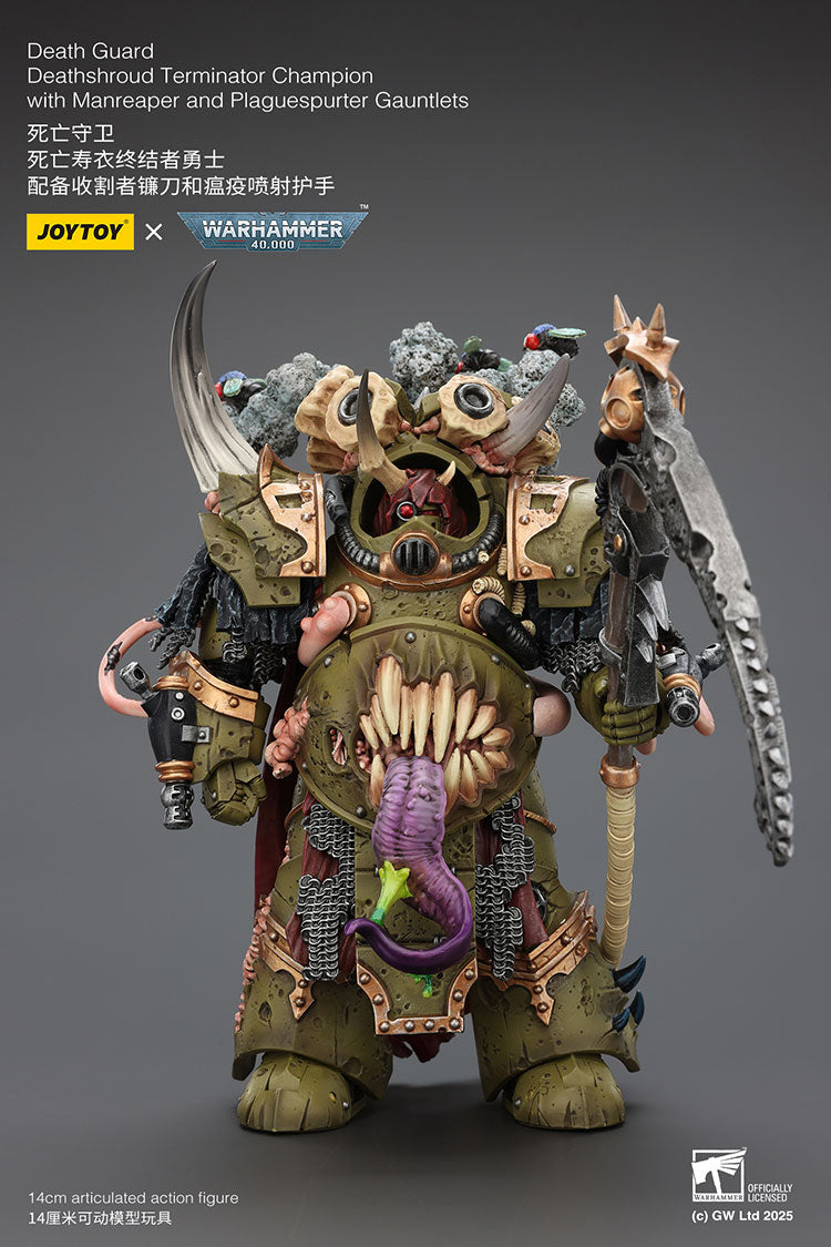 Joytoy Warhammer 40k Death Guard Deathshroud Terminator Champion