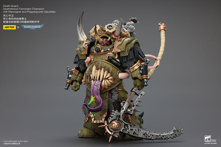 Joytoy Warhammer 40k Death Guard Deathshroud Terminator Champion
