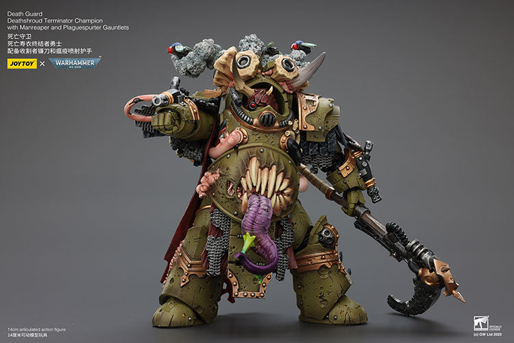 Joytoy Warhammer 40k Death Guard Deathshroud Terminator Champion