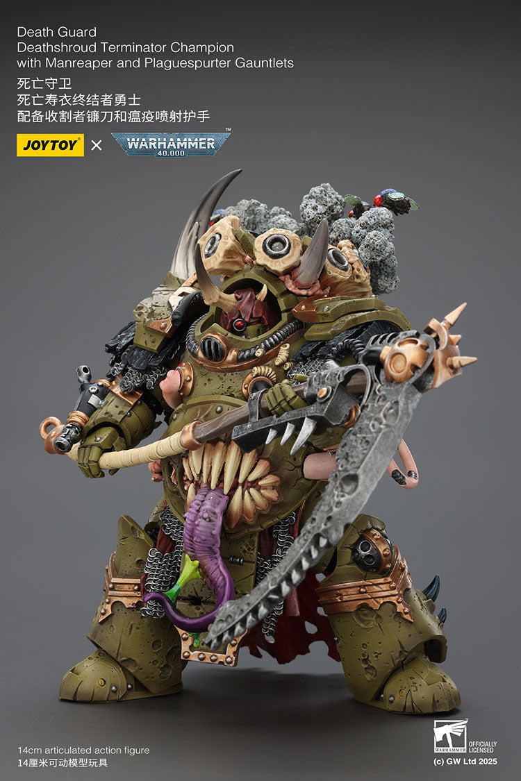 Joytoy Warhammer 40k Death Guard Deathshroud Terminator Champion