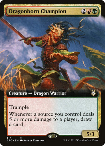 MTG - Dragonborn Champion Borderless