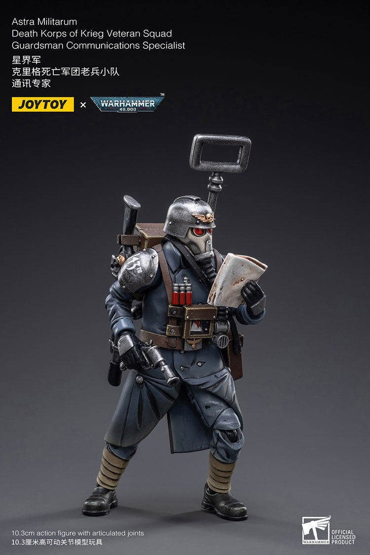 Warhammer Joytoy Death Korps of Kreig Veteran Squad Guardsman Communications Specialist