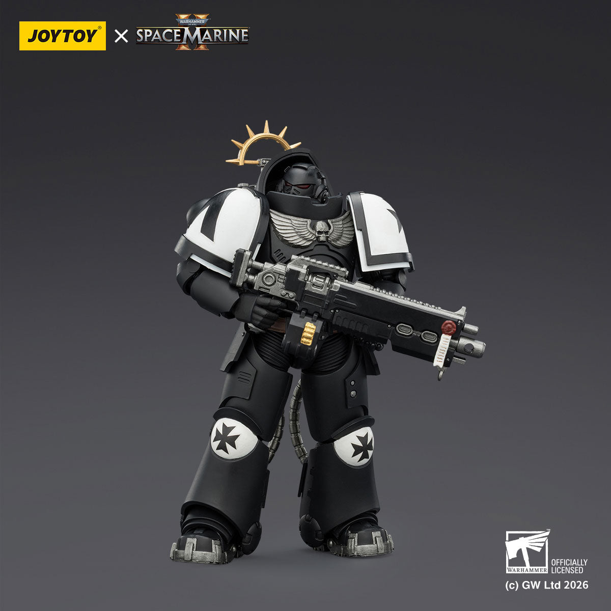 Joytoy Warhammer 40k Black Templars Heavy Intercessor