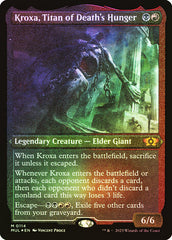 MTG - Kroxa, Titan of Death's Hunger ETCHED FOIL