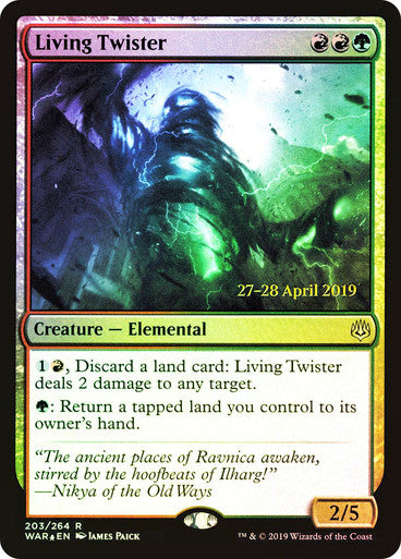 MTG - Living Twister (Prerelease) (War of the Spark)