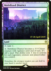 MTG - Mobilized District (Prerelease) (War of the Spark)