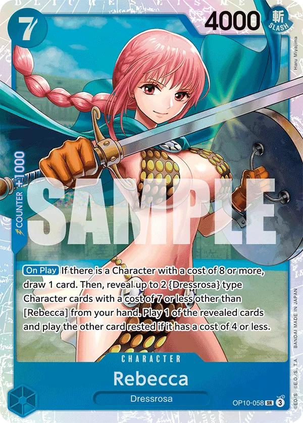 Onepiece TCG - Rebecca OP10-058