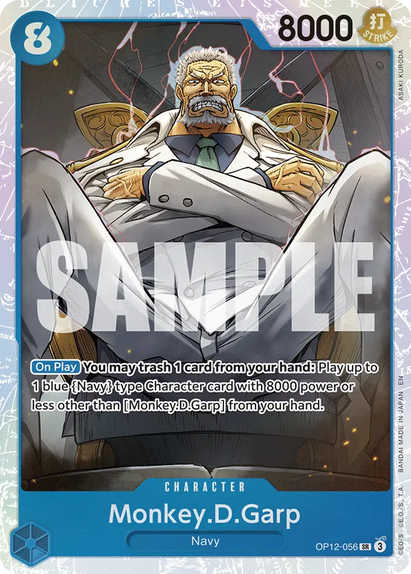 Onepiece TCG - Monkey.D.Garp OP12-056 SR