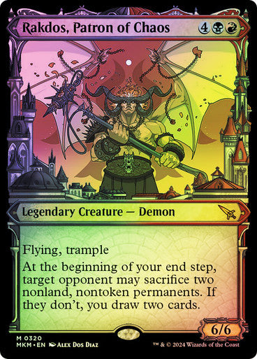 MTG - Rakdos. Patron of Chaos (Murders at Karlov Manor) FOIL
