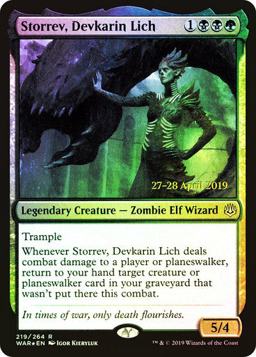 MTG - Storrev, Devkarin Lich (Prerelease) (War of the Spark)