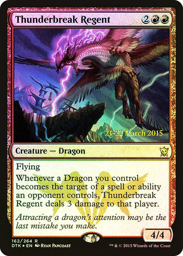 MTG - Thunderbreak Regent Pre Release Promo (Dragons of Tarkir)