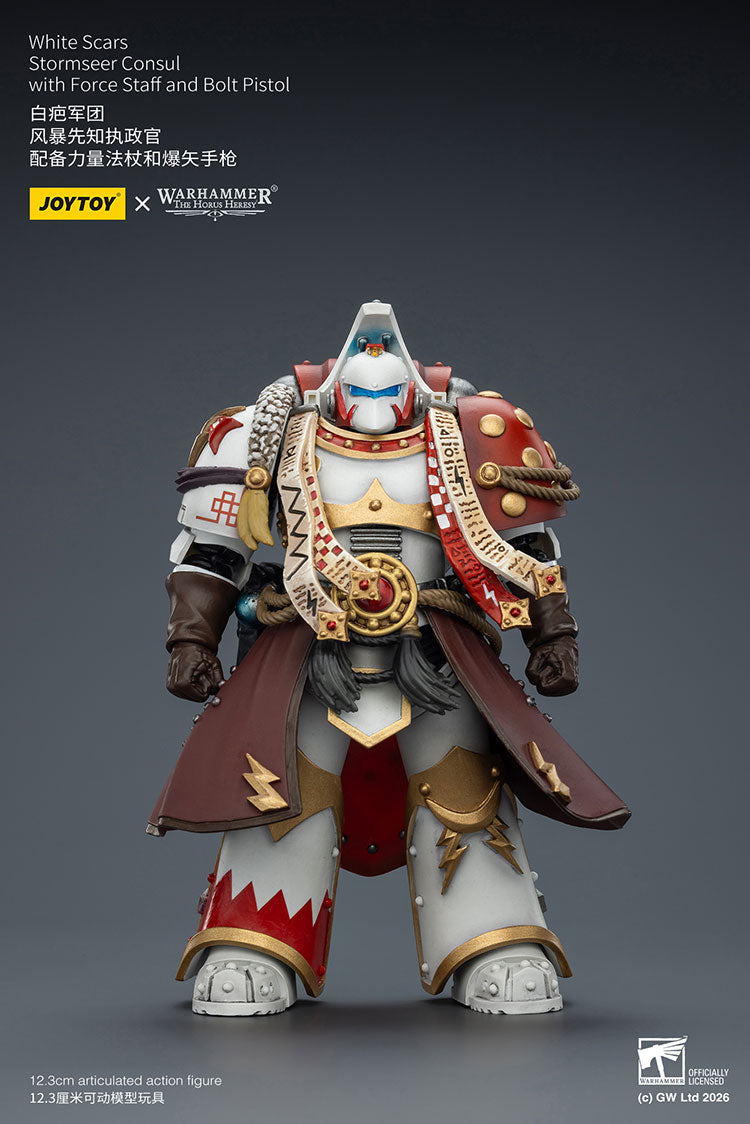 Joytoy Warhammer - White Scars Stormseer Consul