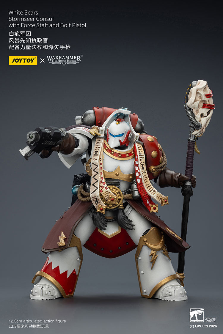 Joytoy Warhammer - White Scars Stormseer Consul