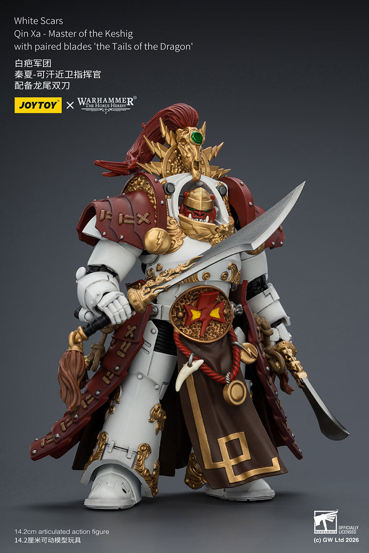 Joytoy Warhammer 40k White Scars Qin Xa Master of the Keshig