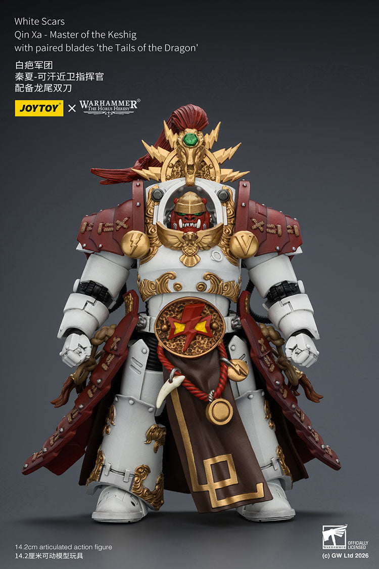 Joytoy Warhammer 40k White Scars Qin Xa Master of the Keshig