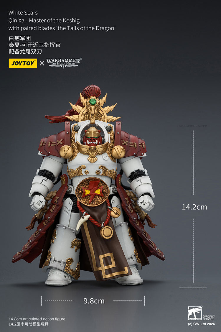 Joytoy Warhammer 40k White Scars Qin Xa Master of the Keshig