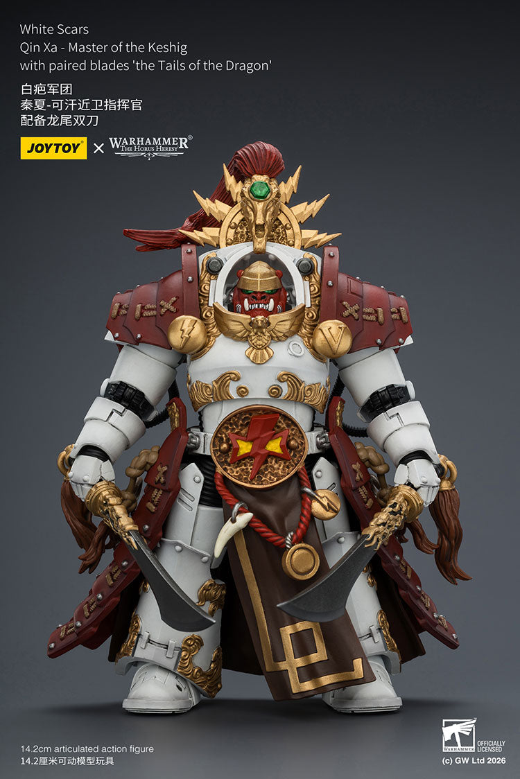 Joytoy Warhammer 40k White Scars Qin Xa Master of the Keshig