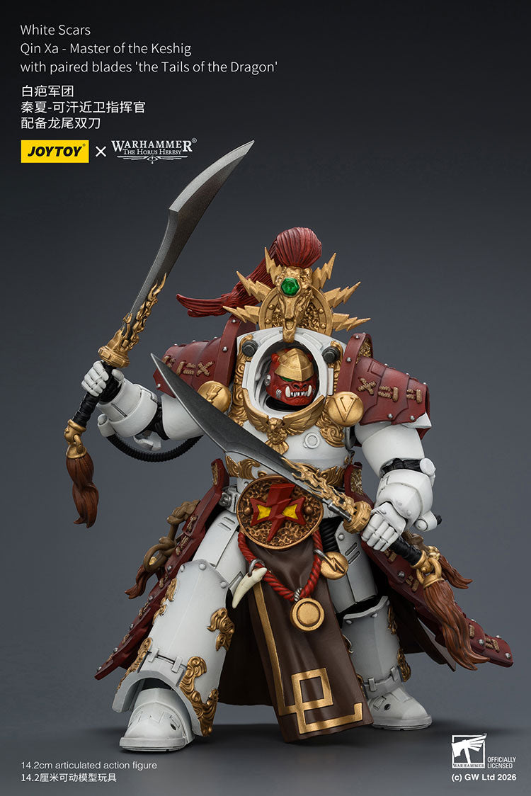Joytoy Warhammer 40k White Scars Qin Xa Master of the Keshig