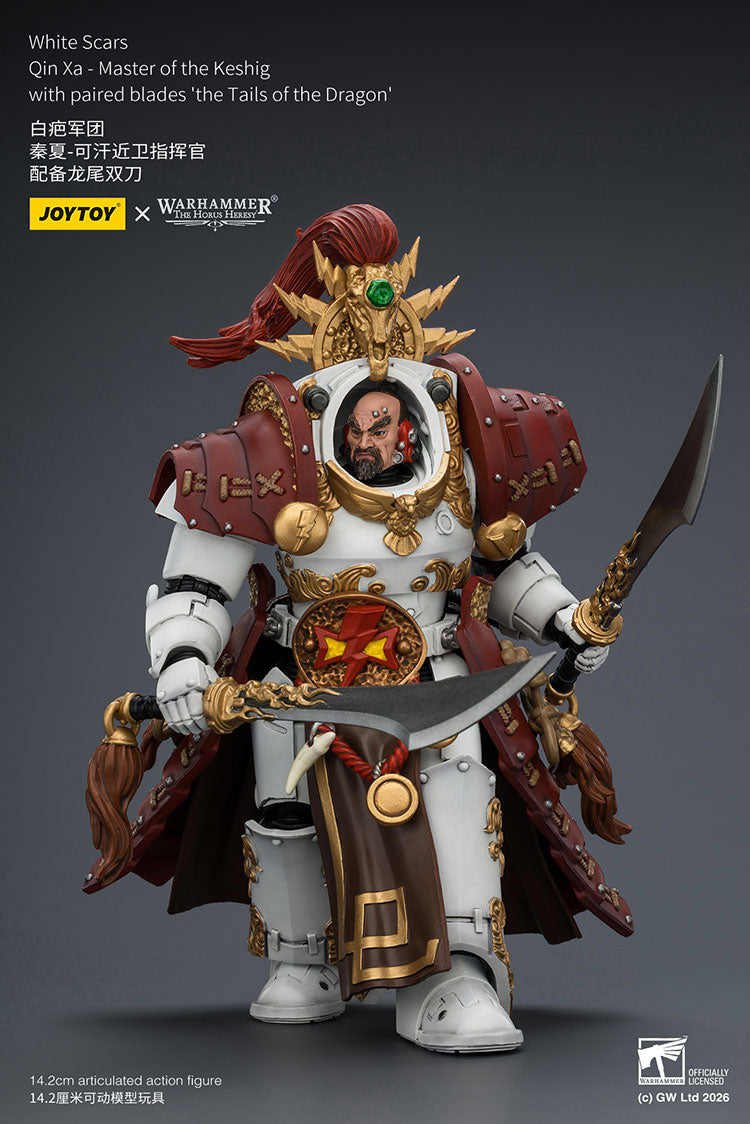 Joytoy Warhammer 40k White Scars Qin Xa Master of the Keshig