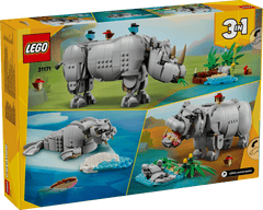 LEGO Creator Majestic Rhino with Birds 3 in 1 31171