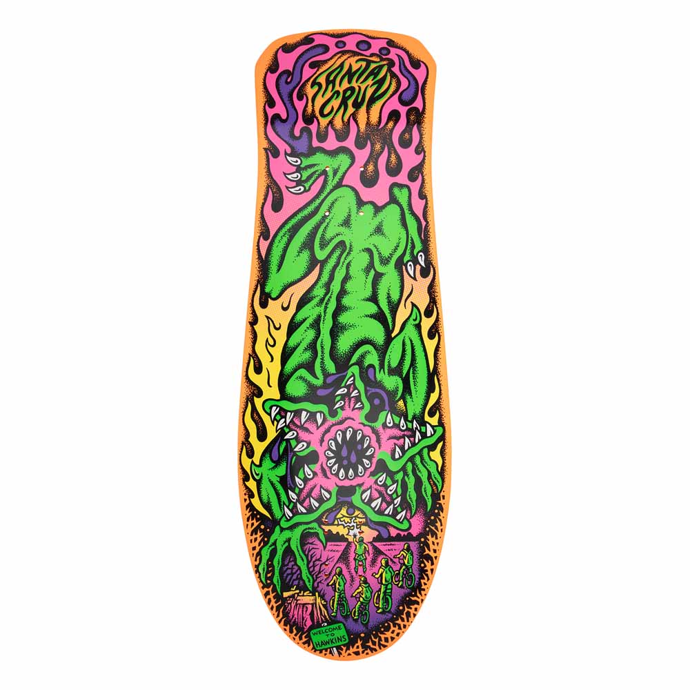 Stranger Things -  Santa Cruz Demogorgon Skateboard Deck 10.1in