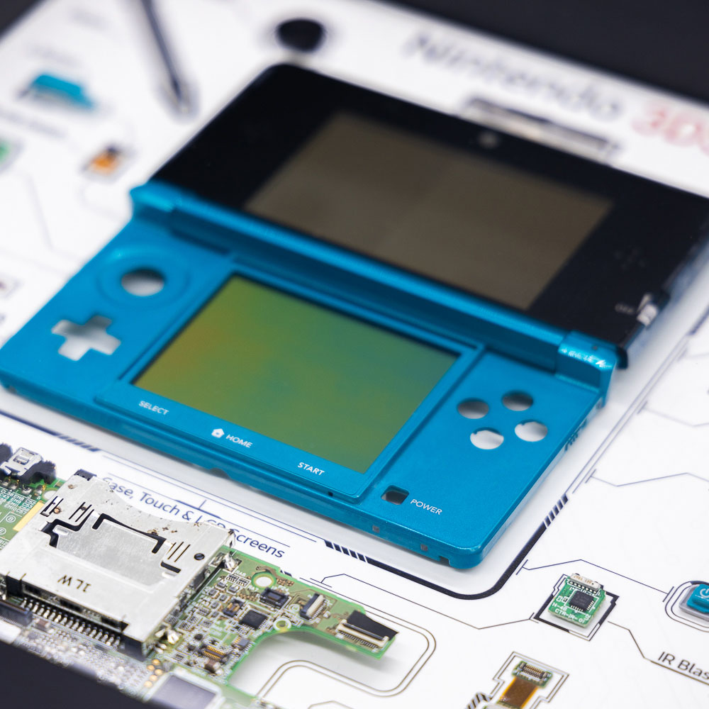 Frameworks - Nintendo - 3DS (Aqua Blue) - Deconstructed Premium Display