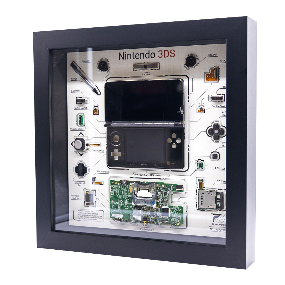 Frameworks - Nintendo - 3DS (Cosmo Black) - Deconstructed Premium Display (Copy)